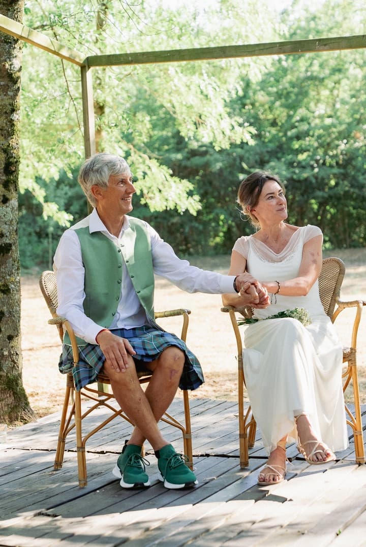 Simon and Elena's wedding ceremony